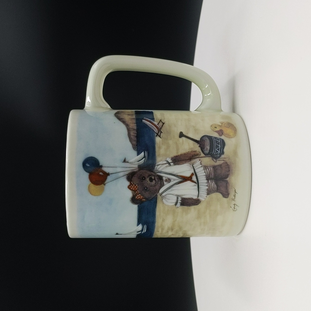 Otagiri Japan Teddy Bear Beach Coffee Tea Mug